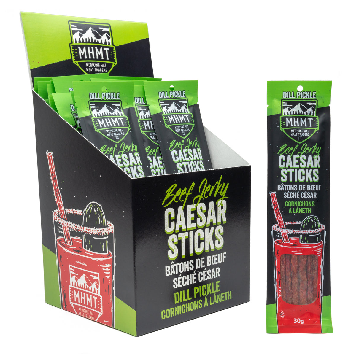 Dill Pickle Caesar Sticks